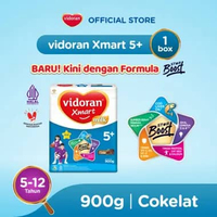 Vidoran Xmart 5+ Cokelat Susu Formula 925 g