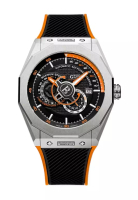 Bonest Gatti 自動中性不鏽鋼手錶，橡膠錶帶