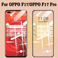 2PCS 3D Full Glue Tempered Glass For OPPO F17 Full Cover 9H Explosion proof film Screen Protector For OPPO F17 Pro