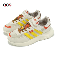 adidas x 迪士尼 童鞋 Retropy F2 CF EL C 中童 米白 奇奇蒂蒂 小朋友 魔鬼氈 愛迪達 IH3501