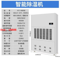 【可開發票】【破盤價】大型工業除濕機烘干地下室停車場除濕器車間倉庫抽濕機泳池干燥機