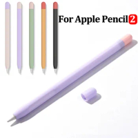 Protective Cover Case for Apple Pencil 2 2nd Generation IPad Anti-Lost Scratch Resistant Silicone Case for Apple Pencil 2 Stylus