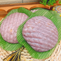 紫地瓜香菇肉絲粿包 五入裝，168g(±3g）/1個