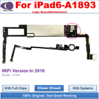 iCloud free Unlocked Motherboard for iPad 6 Logic Board for A1893 A1954 WiFi SIM version in 2018 With Full Sysytems