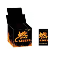 4BOX FIRE LEGEND Collection Cards Anime Table Game Child Kids Birthday Game Cards Table Toys For Family Christmas Gift