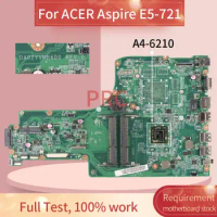 NBMND1100 For ACER Aspire E5-721 A4-6210 Laptop Motherboard DA0ZYVMB6D0 DDR3 Notebook Mainboard