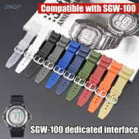 Resin Strap for Casio G-SHOCK SGW-100 Waterproof Silicone Sport Watch Band Men Women sgw100 Dedicated Wrist Bracelet Accessories