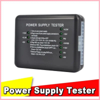 Power Supply Tester Checker LED 20/24 PinสำหรับPSU ATX SATA HDD Tester CheckerสำหรับPC Computeขายส่ง