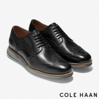 【Cole Haan】OG WINGTIP OX 翼尖雕花 正裝牛津男鞋(黑/灰-C26470)