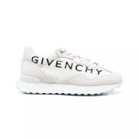 Givenchy Givenchy Giv Runner Light Logo Print Lace Up Sneakers White