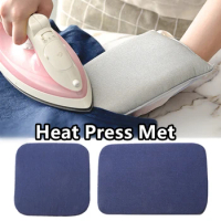 Handheld Mini Ironing Pad Heat Resistant Glove For Clothes Garment Steamer Sleeve Ironing Board Holder PortabLe Iron Table Rack