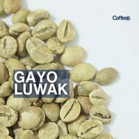 [Green Bean] LUWAK 1kg | Biji Kopi Mentah Arabika Specialty Wild Civet Luwak Liar