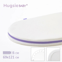 HugsieBABY透氣水洗嬰兒床墊-含抗菌床單 STOKKE V2 69x121cm
