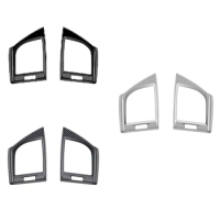 For Toyota Alphard 40 Series 2023+ RHD Bright Black Dashboard Air Condition Vent Outlet Cover Trim Frame Sticker Parts