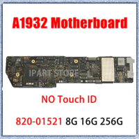 820-01521-A For MacBook Pro 13.3” Motherboard No Touch ID With 1.6GHz 8GB/16GB 128G 256G SSD 2018