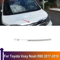 For Toyota Voxy Noah R80 2017 2018 2019 Front Grille Trims Grills Frames Decoration Auto Accessories ABS Chrome