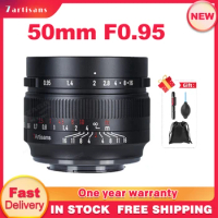 7artisans 7 artisans 50mm F0.95 APS-C camera lens MF Manual Focus for Nikon Z Olympus M4/3 Fuji XF X Canon EF-M EOS-M Sony E