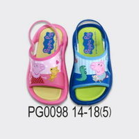 Peppa Pig 佩佩豬 可愛戶外拖鞋(PG0098)-藍/粉【悅兒園婦幼生活館】