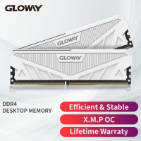 Gloway Memoria RAM DDR4 16GB 3200mhz 32GB (8GBX2) (16GBX2) Desktop Heatsink Memory For Computer