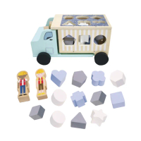 【Teamson】小小神童幼兒益智貨卡玩具組