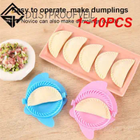 1~10PCS Dumpling Mold With Handle Dumpling Maker Mould Easy Manual Jiaozi Form Wrapper Presser Mould Kitchen Artifact For