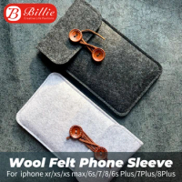 For Apple Iphone X XS/XS MAX /XR /6 6s /7 7Plus /8 8Plus Case Ultra-thin Handmade Wool Felt phone Sleeve bag Pouch Cover