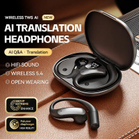 AI Smart Translation M127 Bluetooth Earbuds Wireless OWS Ear-hook 144 Languages Mutual Translation O