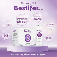 Sắt Bầu Dạng Nước Bestifer Hấp Thu Cao Vị Thơm Ngon Hộp 24 Gói