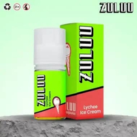 Liquid Zuluu All Variant Salt Nic 30ML Saltnic by Mildos x Koko Sarang Vapers Lychee Ice Cream