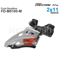 SHIMANO DEORE - Front Derailleur FD-M5100-M - SIDE SWING - Clamp Band Mount - 2x11-speed