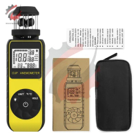 HP-881M 360 Rotation Anemometer LCD Digital Wind Speed Tester Meter Handheld Anemometers Wind Direction Temperature Monitor