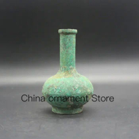 Chinese old Bronze statue copper vase vase decoration home