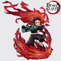 Demon Slayer Tanjiro Kamado FZ The Hinokami Kagura 25cm Action Figure Decoration