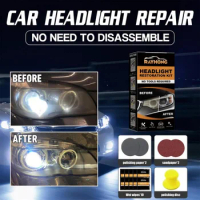 Headlight Restoration Kit Ceramic Car Headlight Cleaner Restore Headlights Car Headlight Restoration Kit