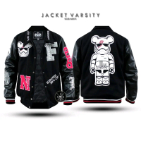 Jaket Pria Wanita Jacket Varsity Vintage Fox BGSR Original Full Bordir Unisex