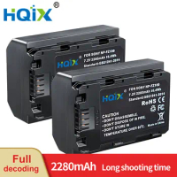 HQIX for Sony A7RⅤ A7R5 A6600 A9 A9Ⅱ ILCE-7SM3 FX3 A7R3A A1 A7RⅢ A7Ⅲ A7R Ⅳ A7R4 A7S Ⅲ A7C Camera NP-FZ100 Dual Charger Battery