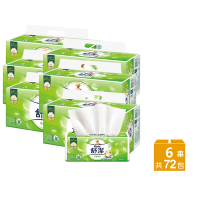【Kleenex 舒潔】6串組-棉柔舒適抽取衛生紙 (100抽x12包x6串)