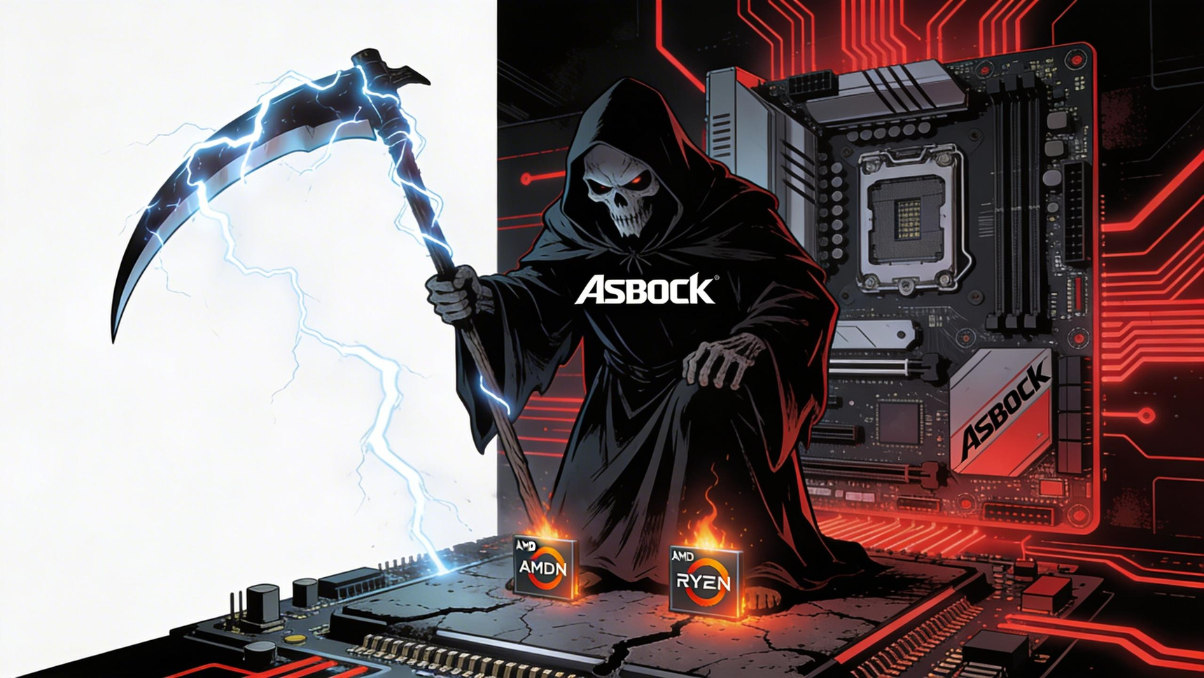 Tech YouTuber が報告：ASRock X870 マザーボードの不具合により 2 基