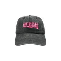 3Second Women's Baseball Cap Cotton Trippy HP-010126 Black