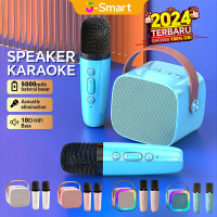 100% Original mini Karaoke speaker bluetooth Bass K1 Microphone Premium set lengkap speaker bluetoot