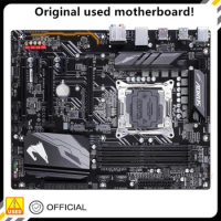 For X299 AORUS Gaming Used original For Intel X299 Socket LGA 2066 DDR4 128G motherboard LGA2066 Mainboard