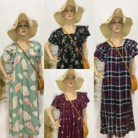 Daster Busui Bordin Dress Rayon Kerut Dada Murah - Katun, Pendek, Bumil, Panjang, Motif, Kimono, Vis