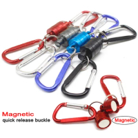 1pc x 1M Fish Grip Lip Trigger Caliper Grab Retention Rope Quick Release Magnetic Connection Protection Anti Drop Lost Strap