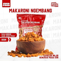 Macaoni Cuck 80gr Mak Shot 10gr Keripik usus cireng basreng Makaroni goreng spiral mie lidi pedas je