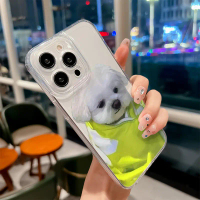 Cute Fashion Couple Dog Full Coverage Soft TPU Shockproof Phone Case for IPhone 8 Plus/XR/XS/11/12/1