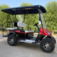 CE Certified CE certified new lead-acid lithium battery 48V 5KW green 4-seat electric golf cart