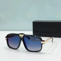 Newest Brand Women Men Sunglasses Top Quality Square Acetate Frame Polarized Trend Vintage For Unisex Eyeglasses CAZAL MOD6032