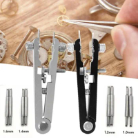 Strap Band Removal Tools Tweezer Watches Spring Bar Repair Tool Kit with 8 Pins V-Shaped Disassembly Pliers
