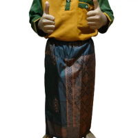 anak celana sarung instan sarcel usia 2-13 tahun Batik Katun Motif Muslim Kaos Setelan Chino pendek 