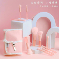 Bộ Cọ Trang Điểm Mini, Phấn Đào Nửa Đường 10 Cọ, Ưa Nhìn, Đánh Phấn Đánh Thạch Mini, Cầm Tay, Thích 